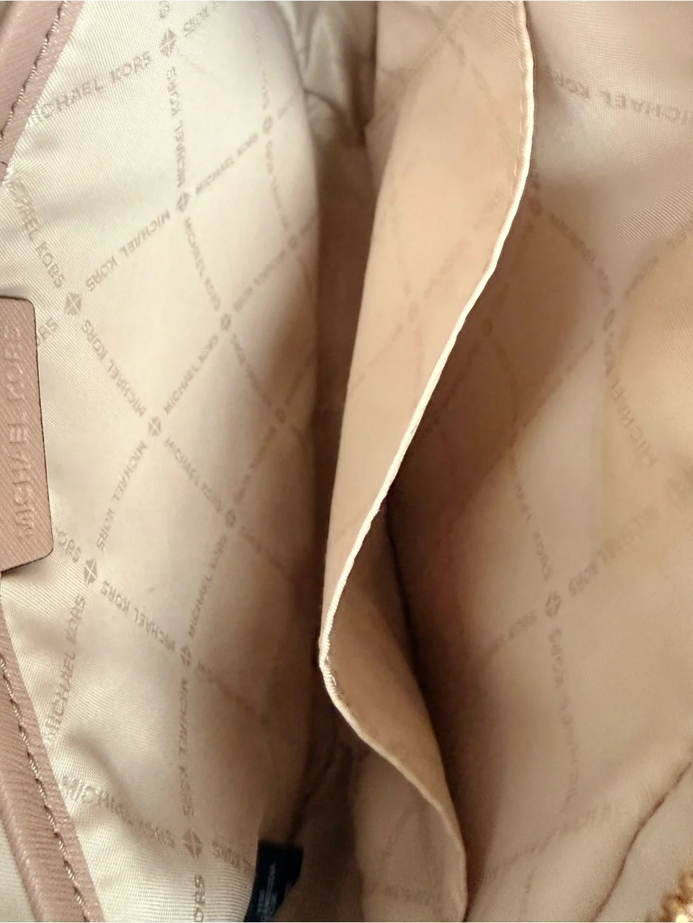Michael Kors Jet Set Large Saffiano Leather Crossbody Bag/ Powder Pink